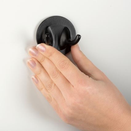 WENKO 24834100 - Bambus-Abzieher 24,5x17 cm Edelstahl/schwarz/braun