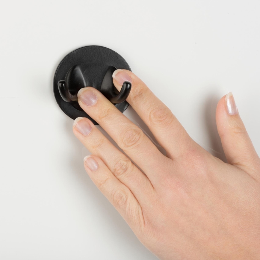 WENKO 24834100 - Bambus-Abzieher 24,5x17 cm Edelstahl/schwarz/braun