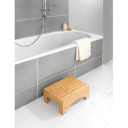 WENKO 24870100 - Sgabello BAMBUSA 40x30 cm marrone