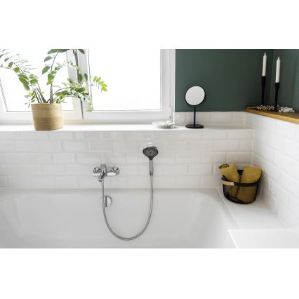 WENKO 24921100 - Soffione doccia WATERSAVING SYSTEM 12x12 cm cromo lucido/grigio