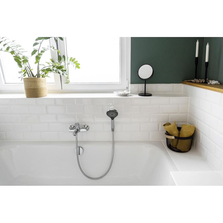 WENKO 24921100 - Soffione doccia WATERSAVING SYSTEM 12x12 cm cromo lucido/grigio