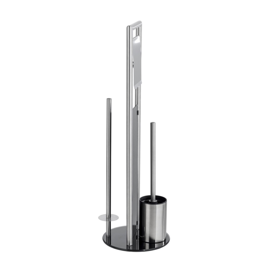 WENKO 24981800 - WC-Set RAVINA 20x70 cm Edelstahl/silber