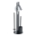 WENKO 24982800 - WC-Set RAVINA 20x70 cm Edelstahl/schwarz