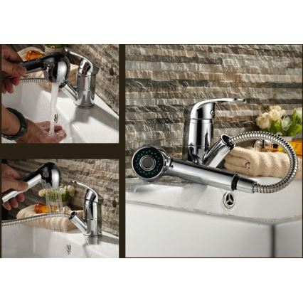 WENKO 25118100 - Tête de douche Système d'économie d'eau 4,6 x 4,6 cm chromé