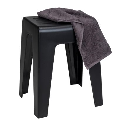 WENKO 25156100 - Hocker KUMBA 38x47 cm schwarz