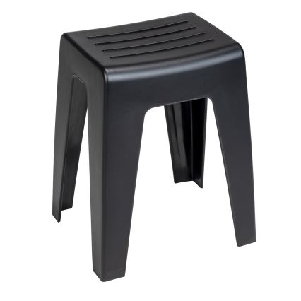 WENKO 25156100 - Hocker KUMBA 38x47 cm schwarz