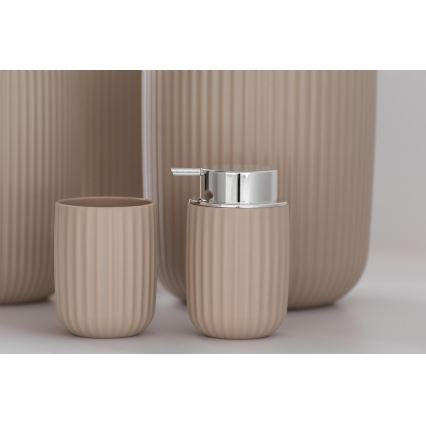 WENKO 25184100 - Distributeur de savon AGROPOLI 250ml beige