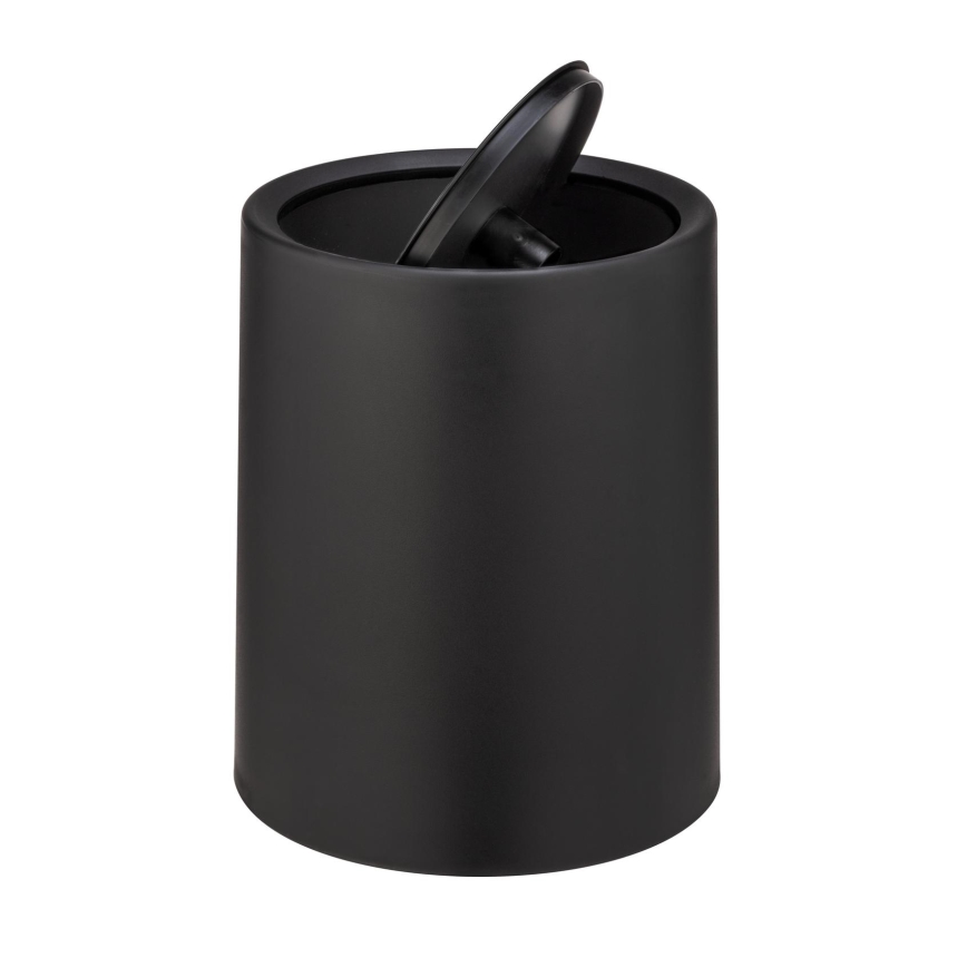 WENKO 25208100 - Corbeille ATRI 21 x 25,5 cm noire