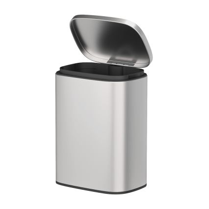 WENKO 25336100 - Korb SARE 21,5 x 29,5 cm, silber