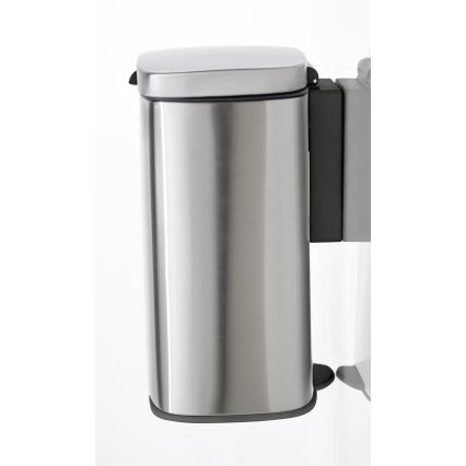 WENKO 25336100 - Korb SARE 21,5 x 29,5 cm, silber