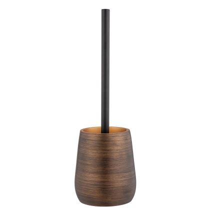 WENKO 25354100 - Brosse WC PALENA 12,5 x 37 cm bronze