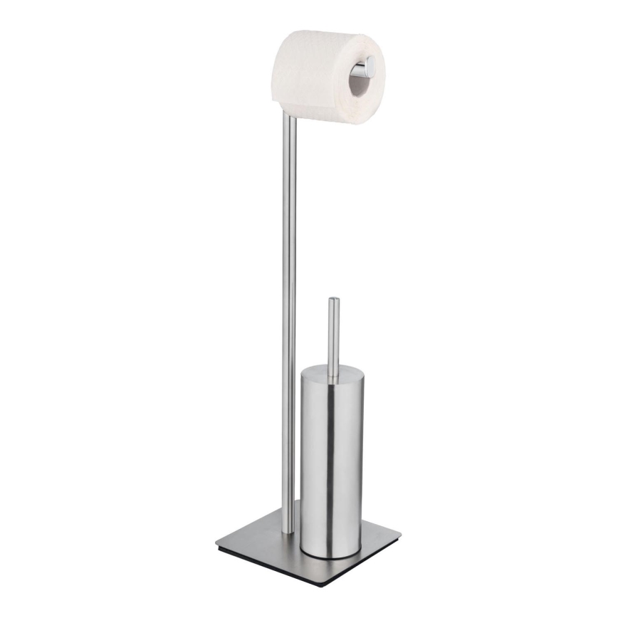 WENKO 25378100 - WC-Bürste RECCO 20x71,5 cm Satin