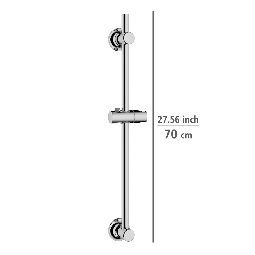 WENKO 25462100 - Barre de douche LIBERTÀ 70 cm chrome brillant