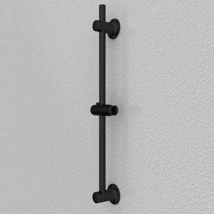 WENKO 25463100 - Asta doccia LIBERTÀ 70 cm nera