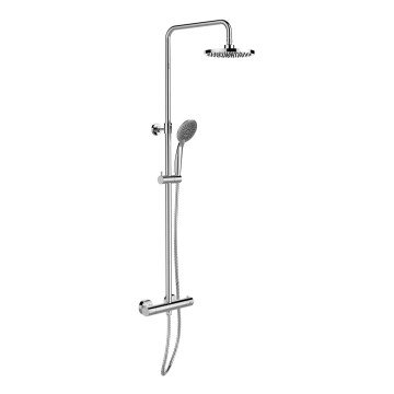 WENKO 25483100 - Système de douche WATERSAVING SYSTEM 120 cm chromé brillant