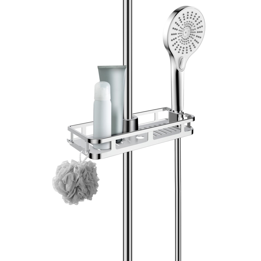 WENKO 25490100 - Mensola LIBERTÀ 28,5x11,5 cm cromo lucido
