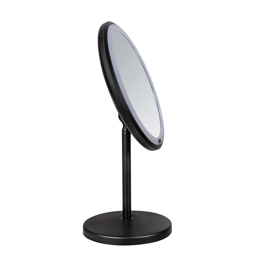 WENKO 25523100 - Specchio ONNO 20x34 cm nero