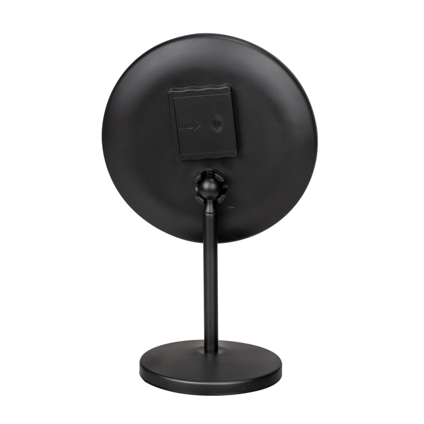 WENKO 25523100 - Specchio ONNO 20x34 cm nero