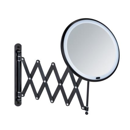 WENKO 25524100 - Miroir BARONA 20x34 cm noir