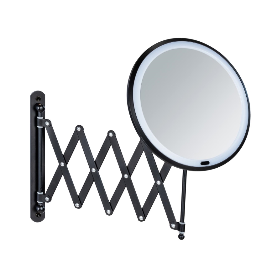 WENKO 25524100 - Miroir BARONA 20x34 cm noir