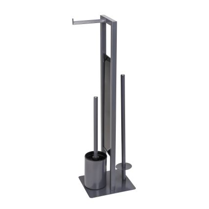 WENKO 25552100 - WC-Bürste RIVALTA 18x70 cm grau/schwarz