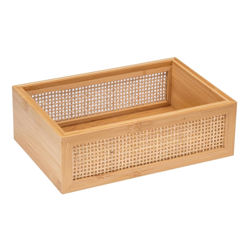 WENKO 25602100 - Plateau pour baignoire ALLEGRE 22x15 cm marron