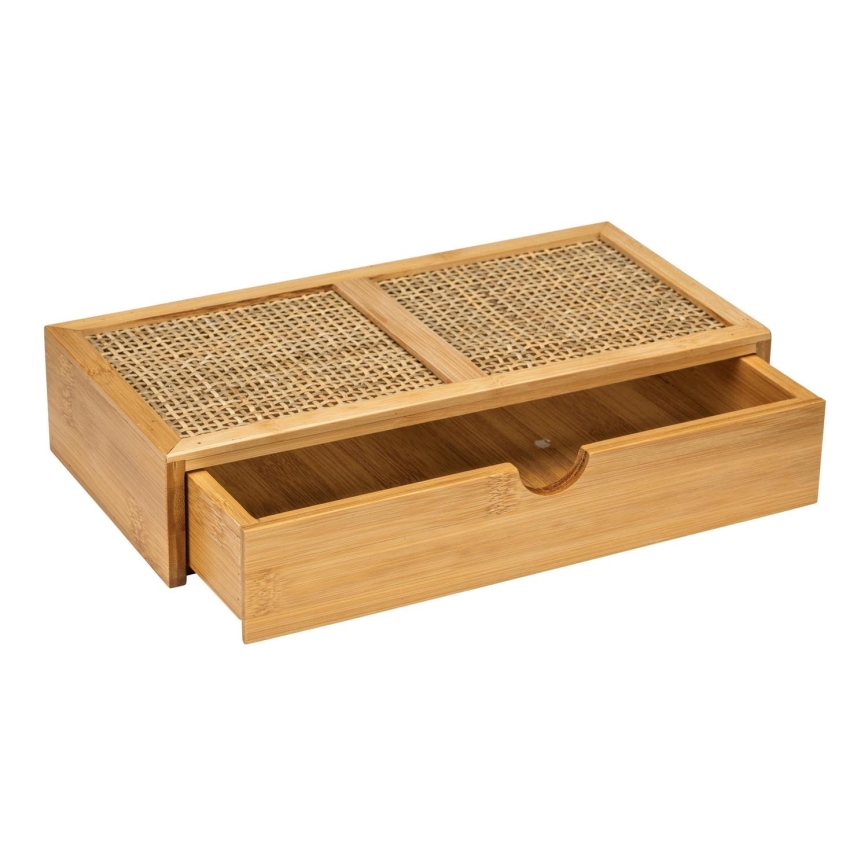 WENKO 25603100 – Organisateur ALLEGRE 28x14 cm marron