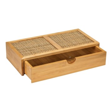 WENKO 25603100 – Organizer ALLEGRE 28x14 cm braun