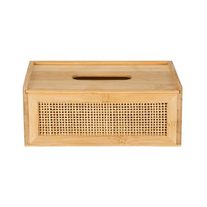 WENKO 25607100 - Boîte à mouchoirs ALLEGRE 25x13 cm marron