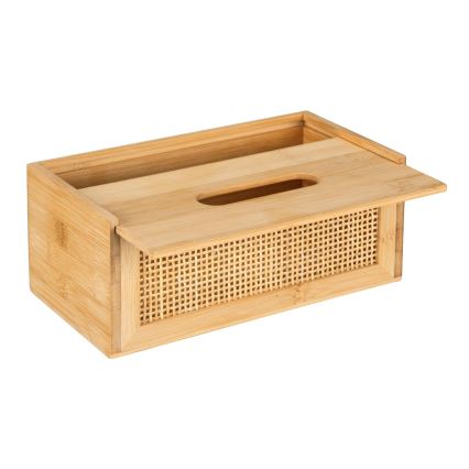WENKO 25607100 - Boîte à mouchoirs ALLEGRE 25x13 cm marron