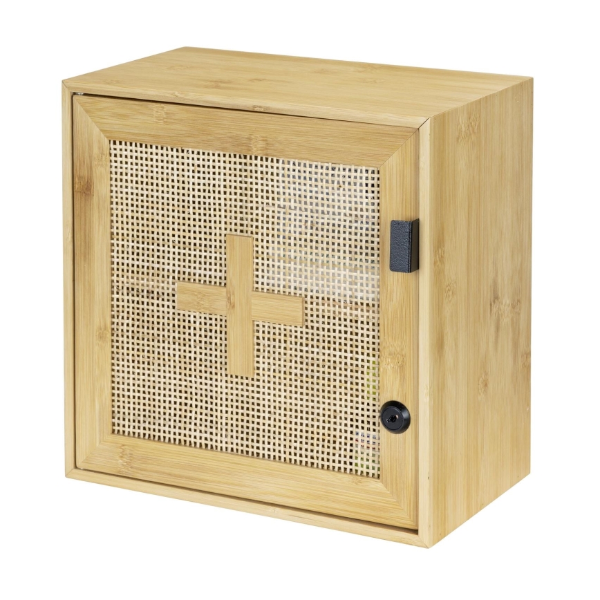 WENKO 25613100 - Meuble de rangement ALLEGRE 30 x 30 cm, marron