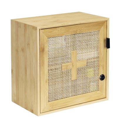 WENKO 25613100 - Meuble de rangement ALLEGRE 30 x 30 cm, marron