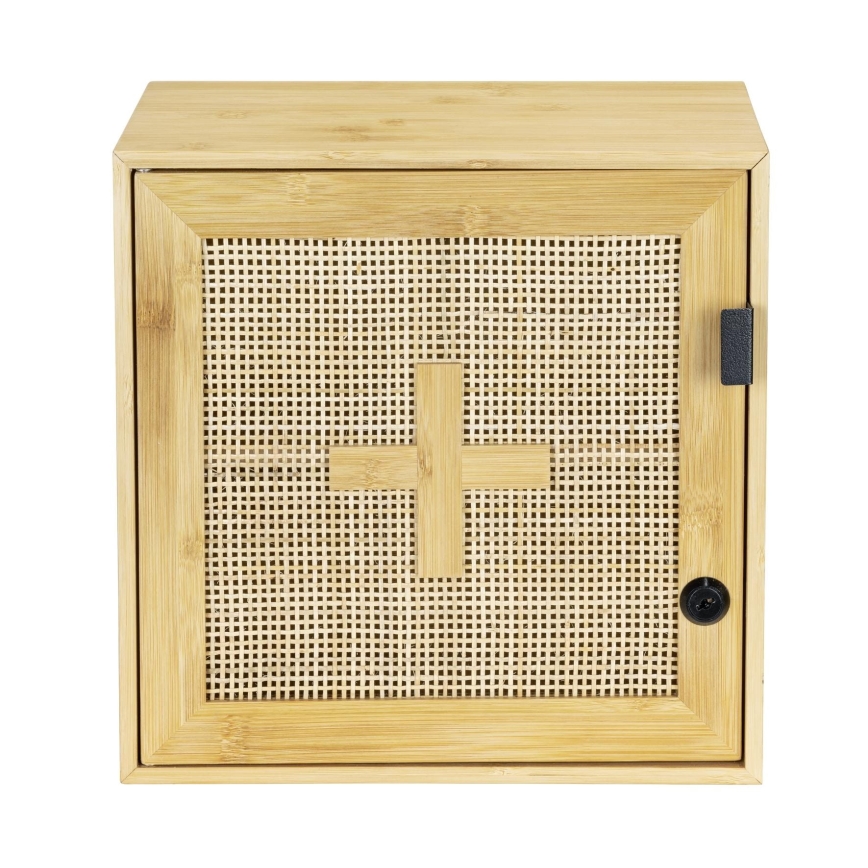 WENKO 25613100 - Meuble de rangement ALLEGRE 30 x 30 cm, marron
