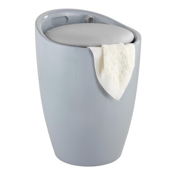 WENKO 25625100 - Sgabello CANDY 36x50,5 cm grigio/nero