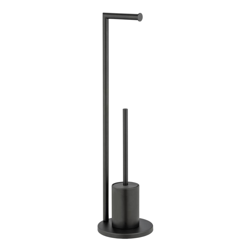 WENKO 25675100 - Ensemble WC FERLA 18x69,5 cm noir