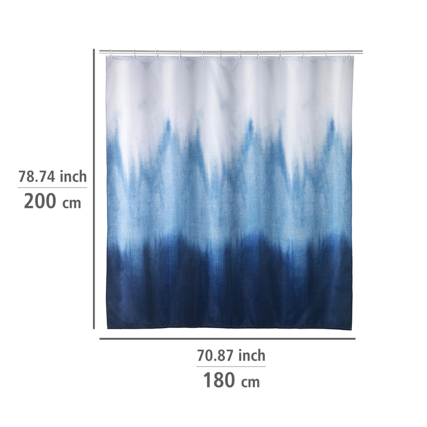 WENKO 25745100 - Rideau de douche ALARA 180x200 cm multicolore