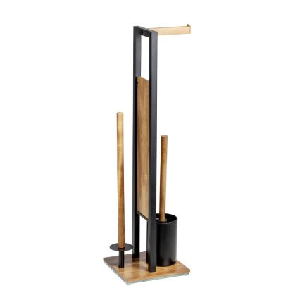 WENKO 25784100 - Set WC RIVALTA 18x70 cm marrone/nero