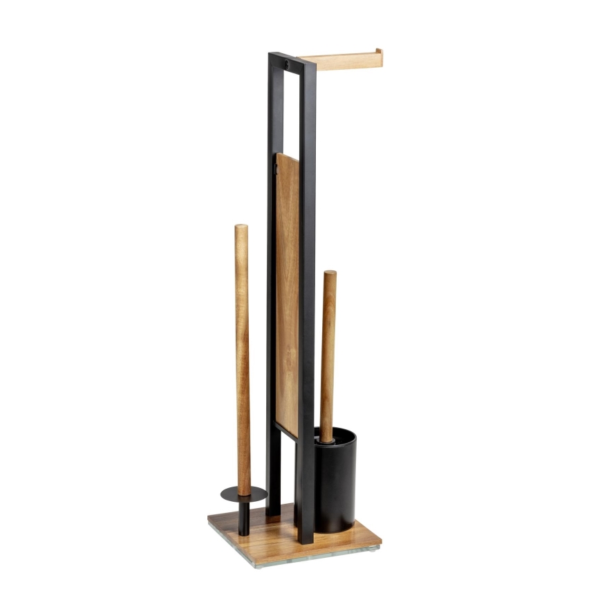 WENKO 25784100 - Set WC RIVALTA 18x70 cm marrone/nero