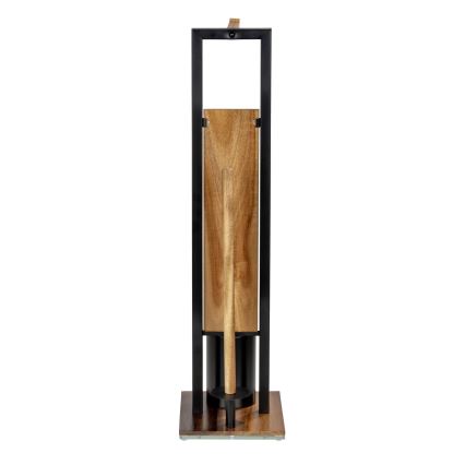 WENKO 25784100 - WC-Set RIVALTA 18x70 cm braun/schwarz