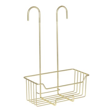 WENKO 25937100 - Cestello doccia MILO 25x36 cm acciaio inox/dorato/trasparente
