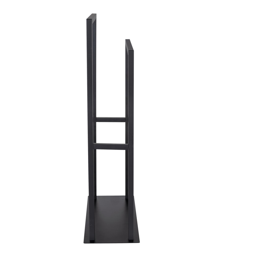 WENKO 26056100 - Portasciugamani a piantana RIVALTA 46x80 cm acciaio inox/nero