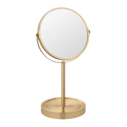 WENKO 26061100 - Spiegel ALATA 18,5x35 cm goldfarben