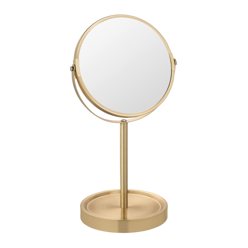 WENKO 26061100 - Spiegel ALATA 18,5x35 cm goldfarben