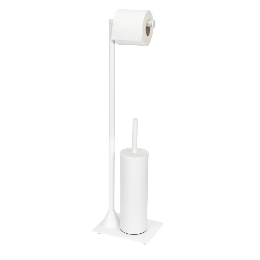 WENKO 26072100 - Scopino WC HELLA 15x69 cm bianco