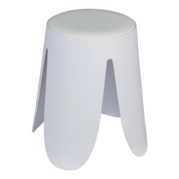 WENKO 26086100 - Tabouret COMISO 44,5x46 cm blanc