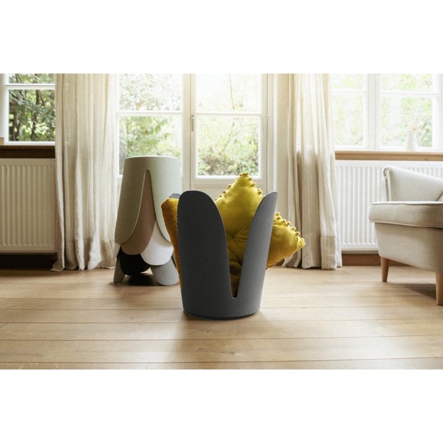 WENKO 26089100 - Hocker COMISO 44,5x46 cm Anthrazit