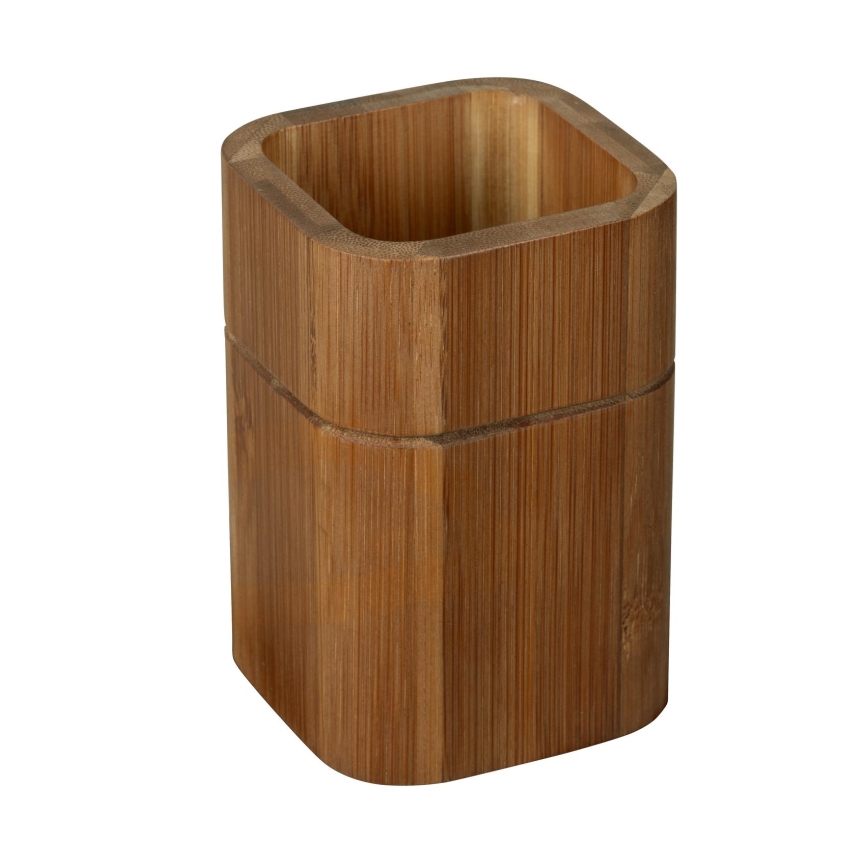 WENKO 26101100 - Portaspazzolini SERRO 7,5x11 cm marrone