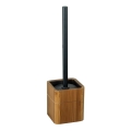 WENKO 26104100 - Scopino WC SERRO 10x37 cm marrone/nero