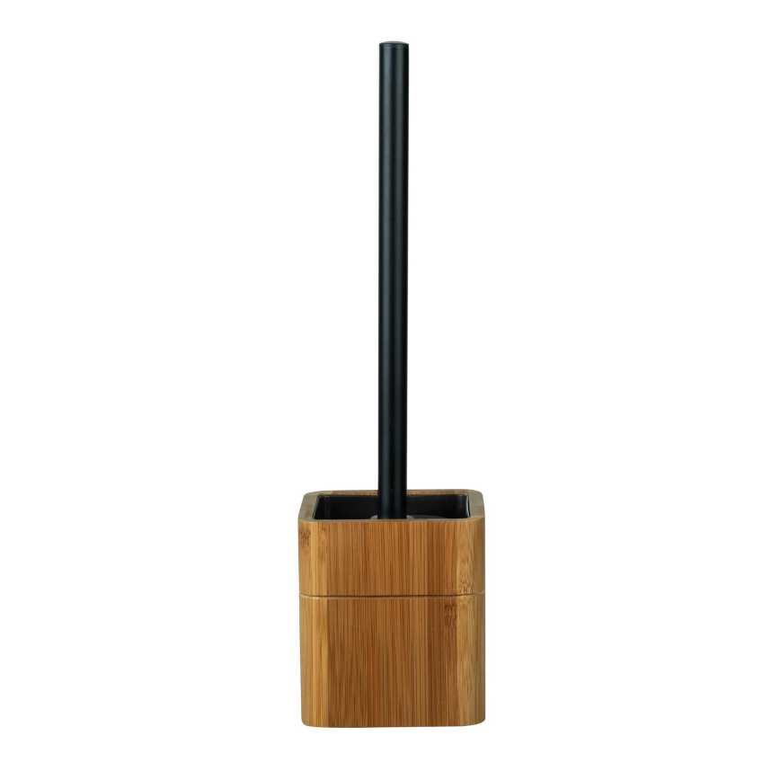 WENKO 26104100 - Scopino WC SERRO 10x37 cm marrone/nero