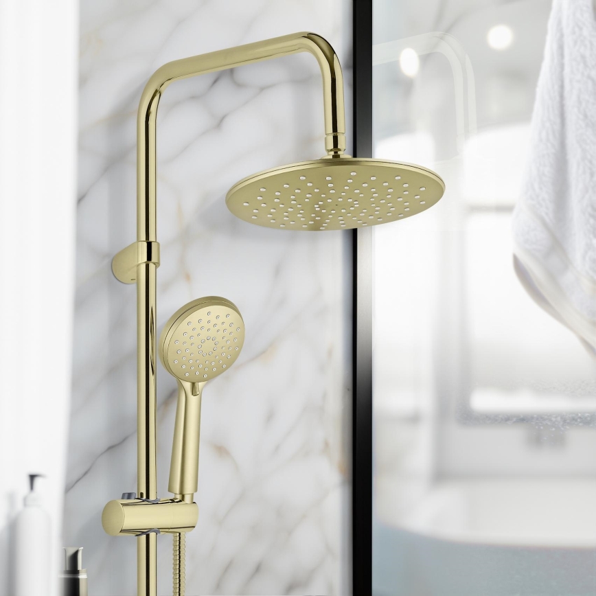 WENKO 26182100 - Sistema doccia YOUNG LINE 101 cm dorato